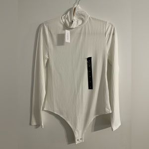 New Banana Republic Turtleneck Ribbed Bodysuit